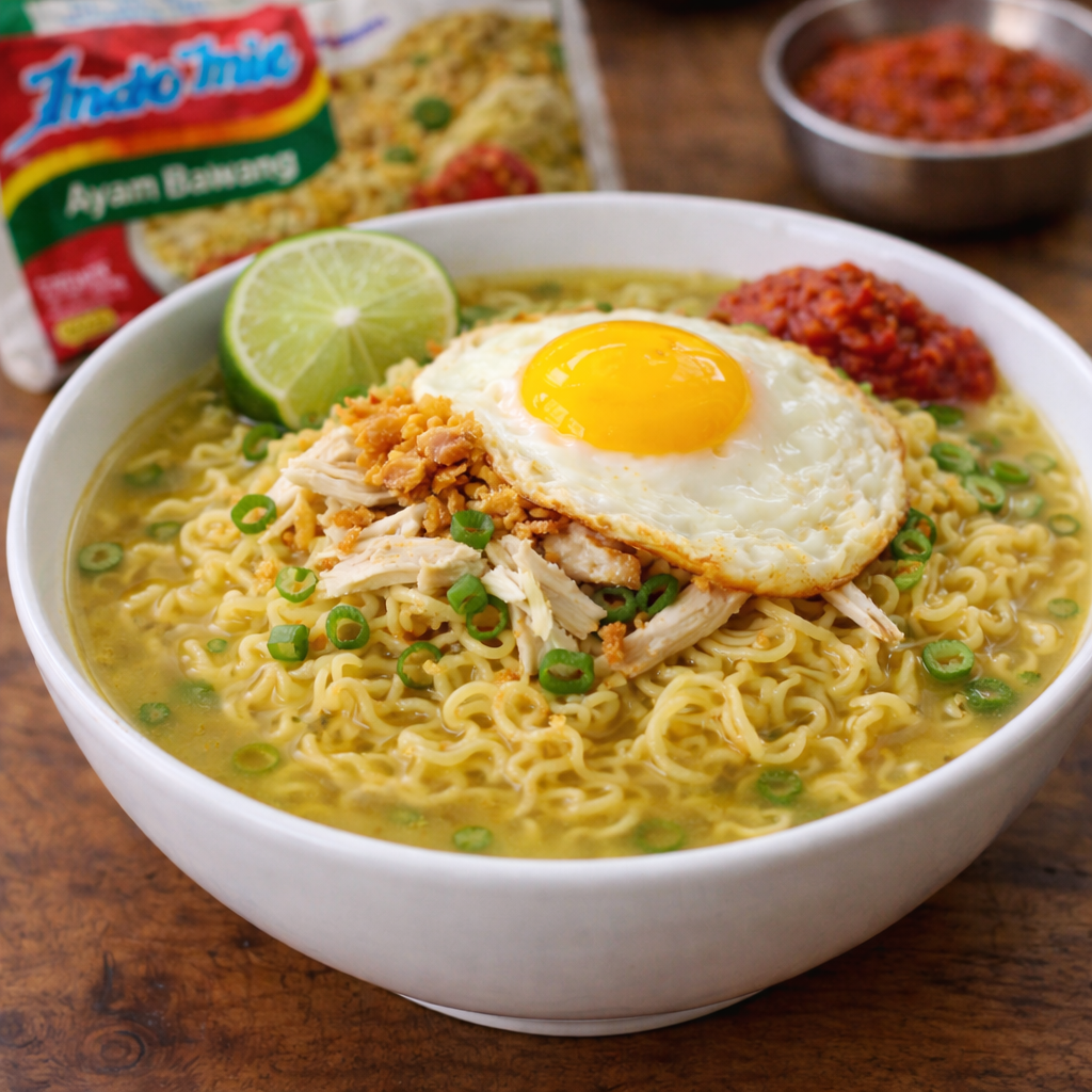 Indomie Ayam Bawang Telur