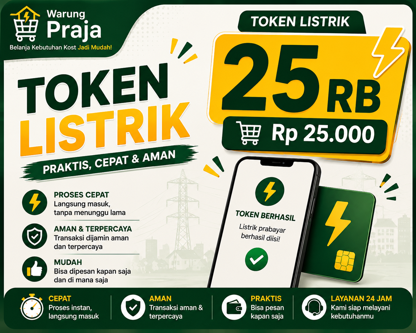 Token Listrik 25b