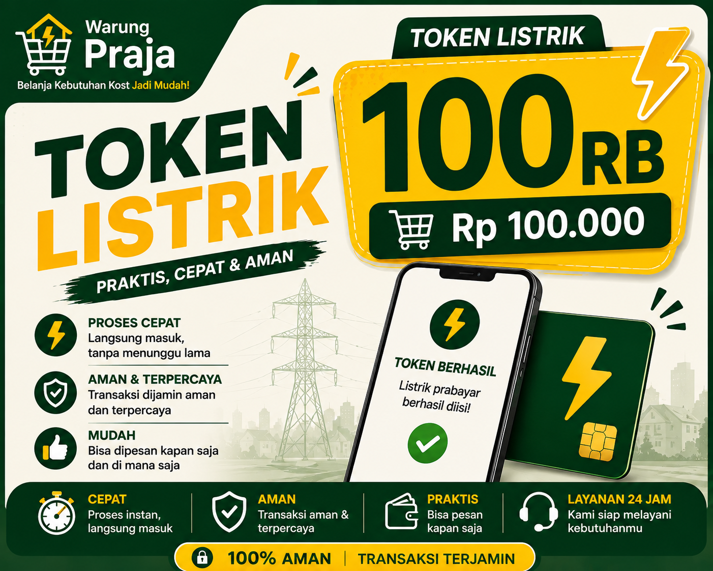 Token Listrik 100rb