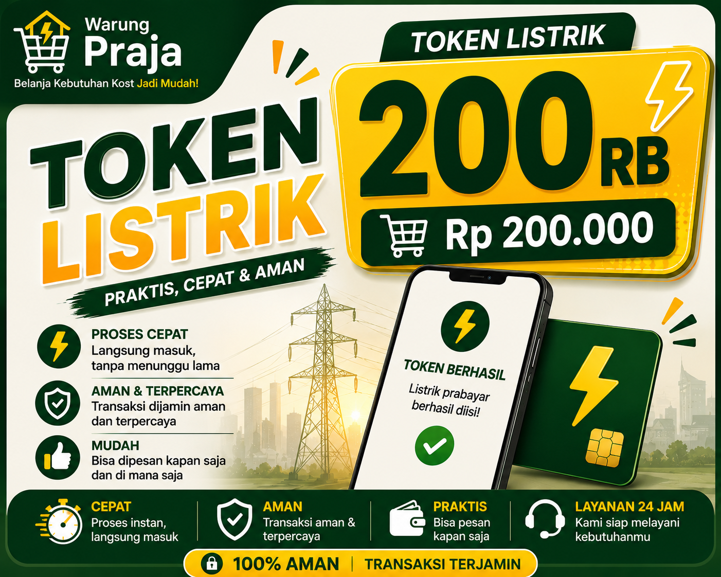Token Listrik 200rb