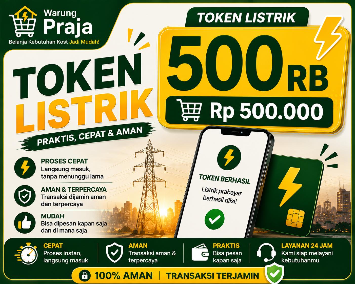 Token Listrik 500rb