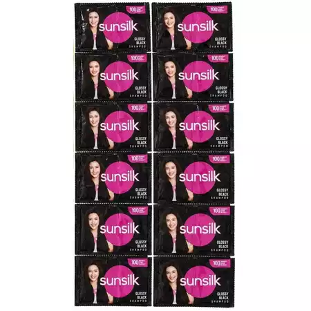 Sunsilk Shampoo Sachet Hitam- 1 renceng